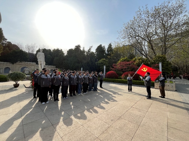 【清明祭英烈，初心永傳承】-支部書記講話，重溫入黨誓詞（2025.4.3）