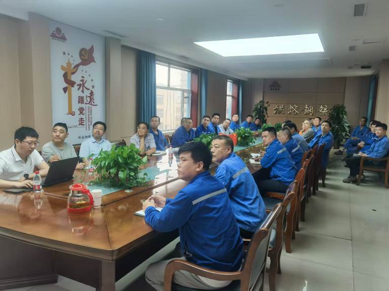 眾聯(lián)公司環(huán)保管家團隊組織開展烘熔鋼鐵環(huán)?？冃級復核演練專項工作